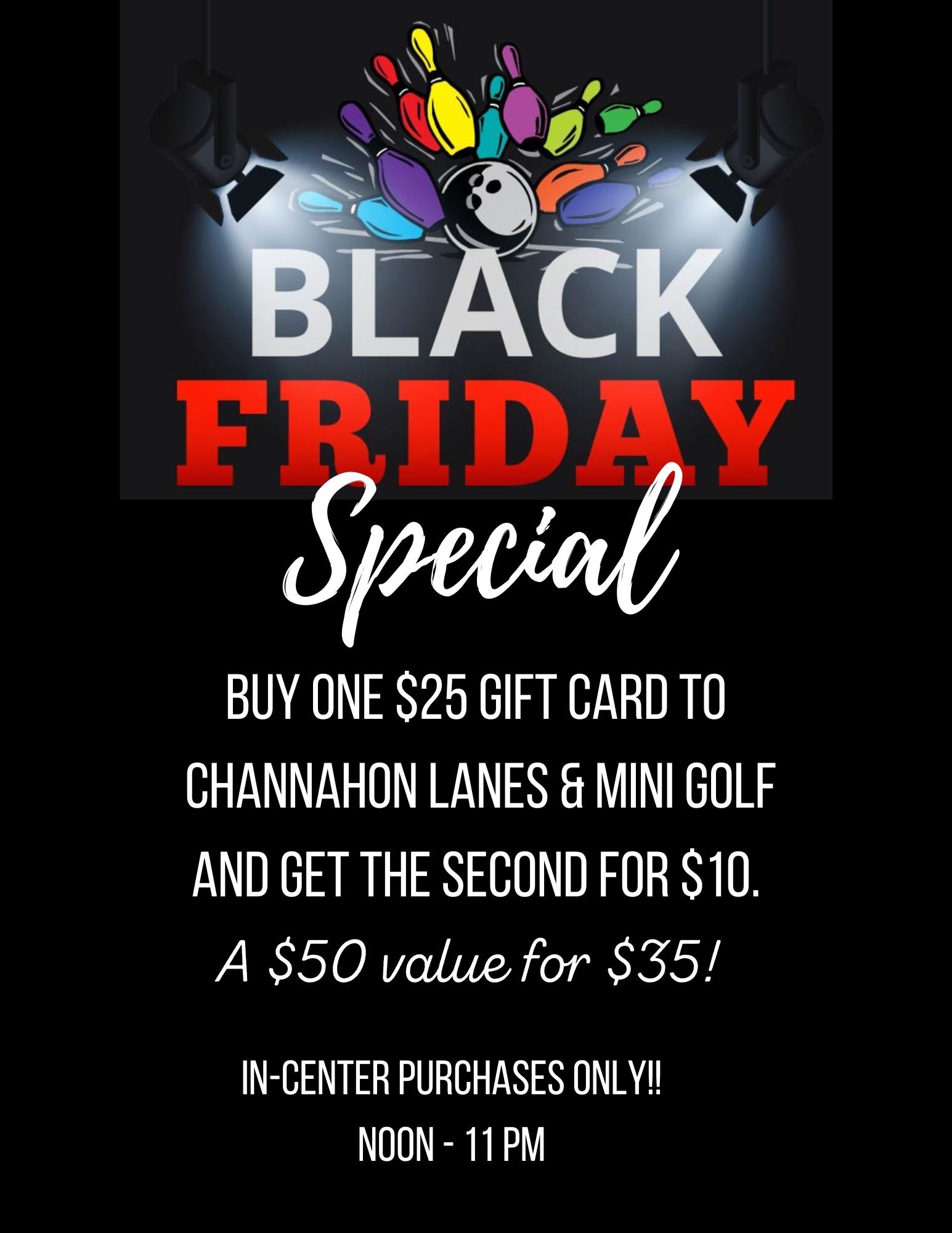 Black Friday Special